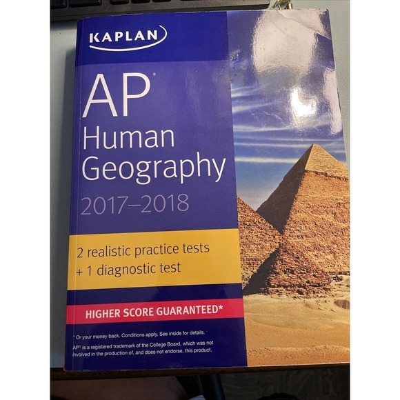 AP Human Geography 2017-2018 (Kaplan Test Prep), Kelly Swanson, Used; Ve… - Picture 1 of 5